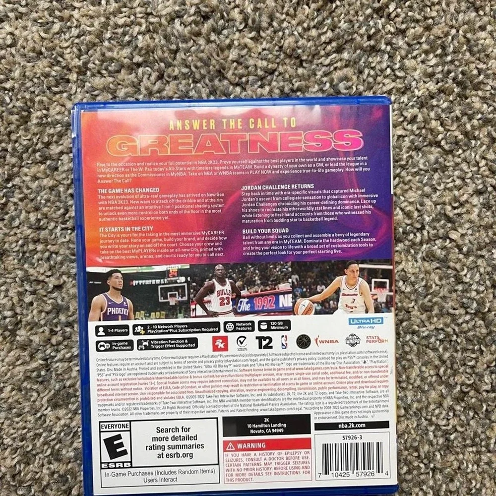 NBA 2K23 PS5 game